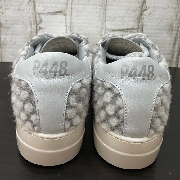 P448 Thea Luil Bubble Dotted Wool Platform Low-top Sneakers Size 37